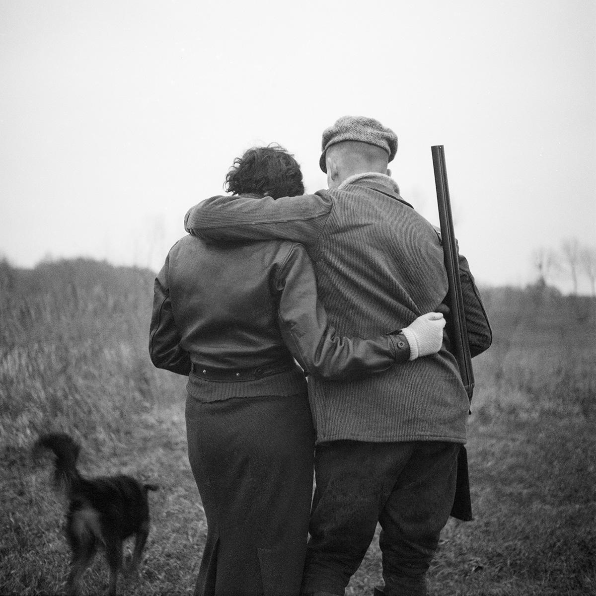 couple à la chasse
