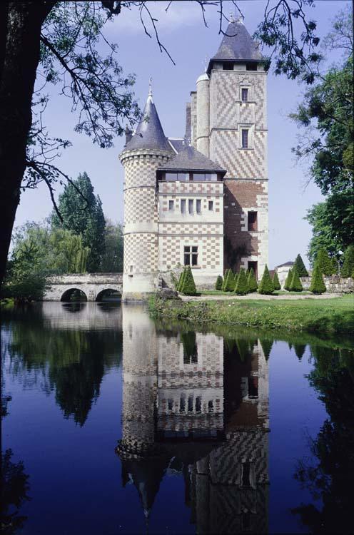 Bernard Galéron, Façade sud, Château des Réaux, Chouzé-sur-Loire (Indre-et-Loire), s.d.