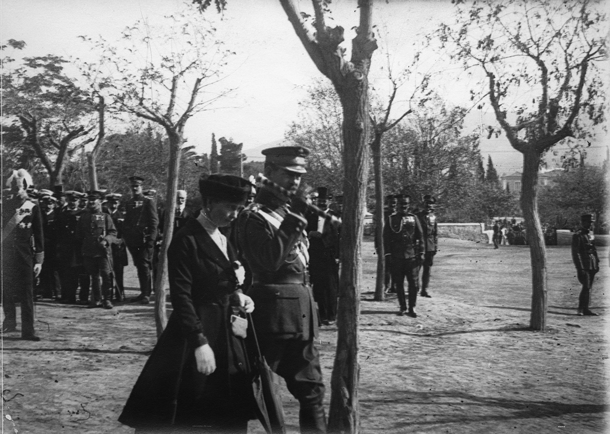 Le roi Constantin et la reine Sophie, 1916
