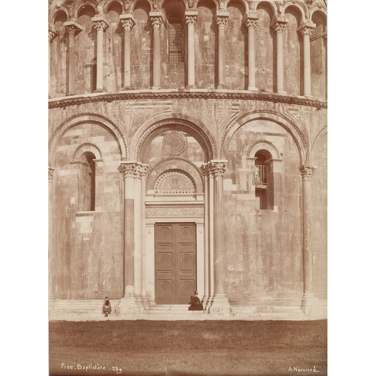 Alfred-Nicolas Normand, Partie inférieur, arcature d'un baptistère, Pise (Italie), 1886© Ministère de la Culture (France), MPP, diff RMN-GP