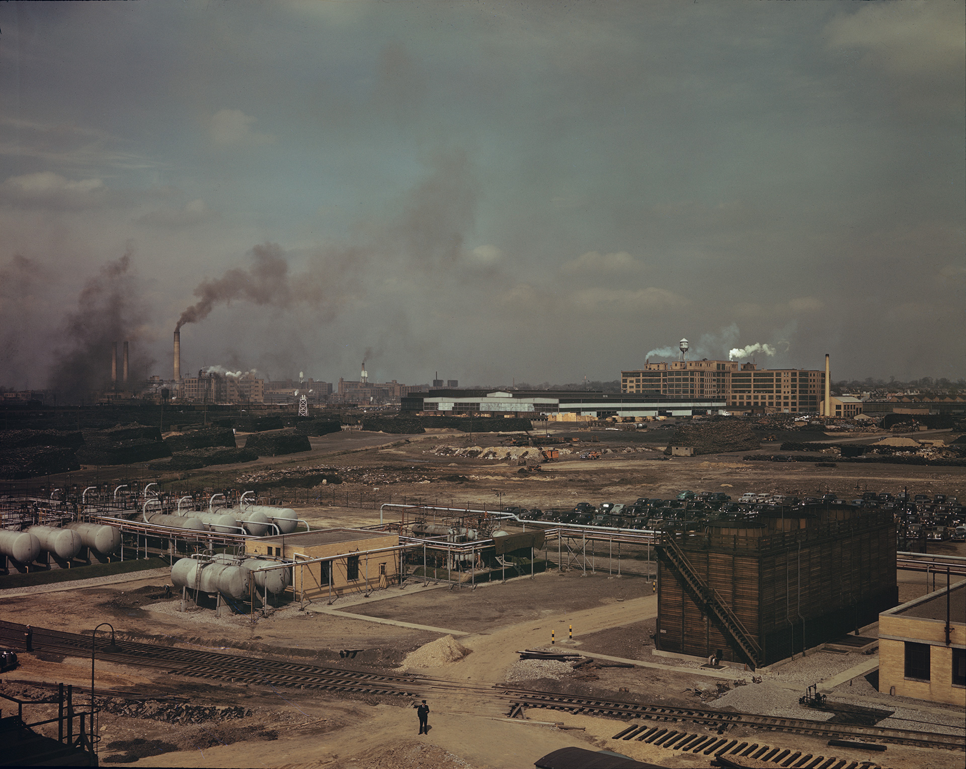 André Kertész, Usine Firestone, Akron, Ohio, États-Unis, 1944