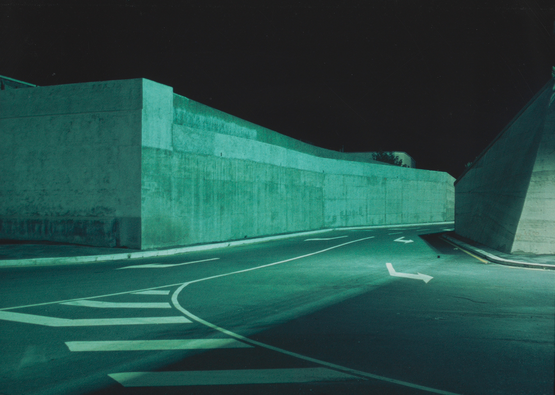 Daniel Boudinet, Route et carrefour, Rome (Italie), 1977.