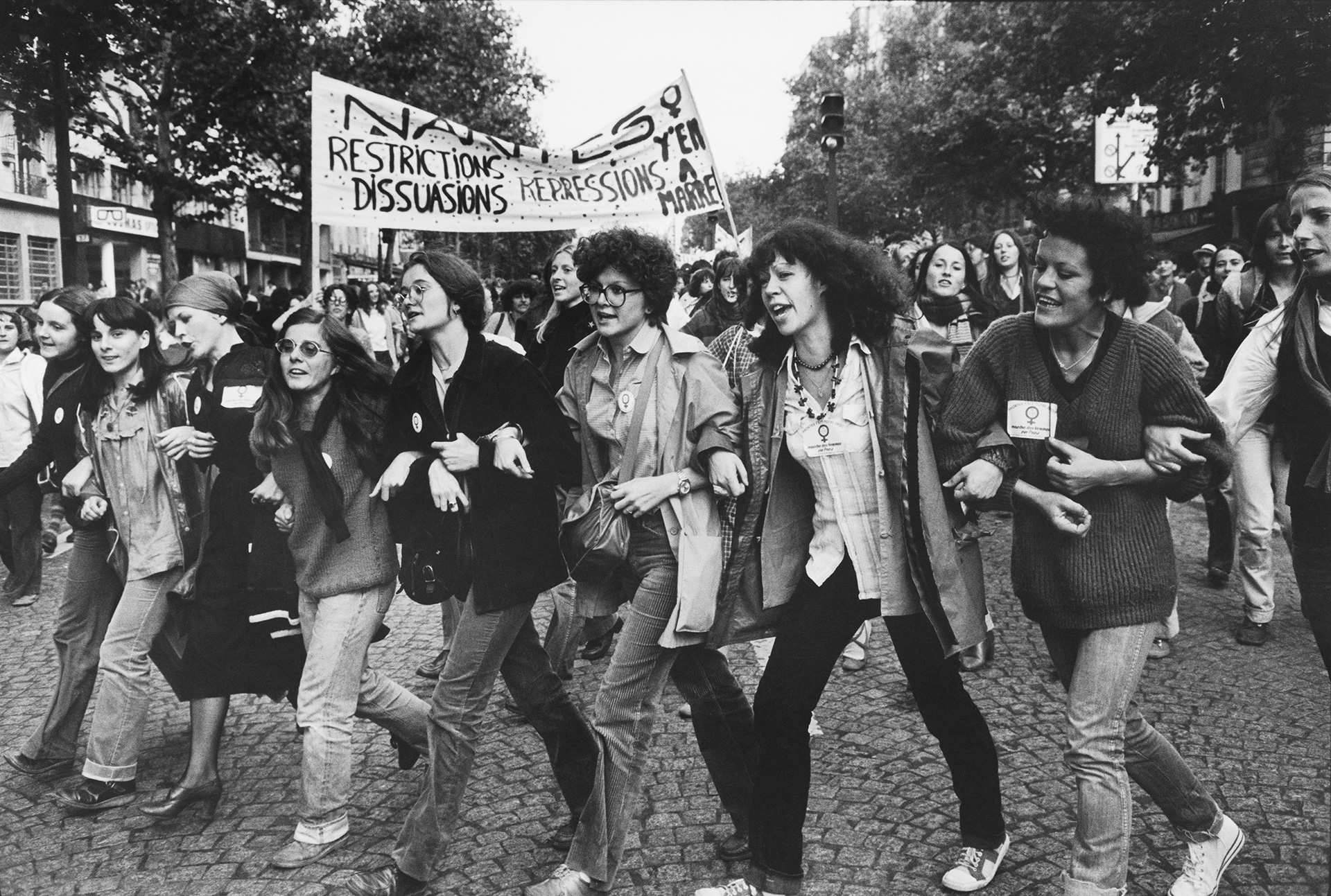Michel Delluc, Marche des femmes en faveur de l’avortement, 1979.