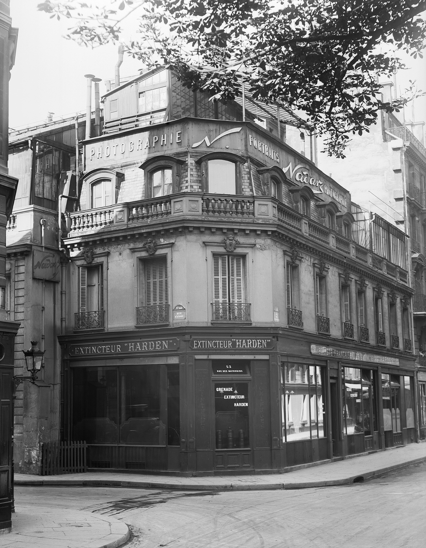 Atelier Nadar rue d’Anjou