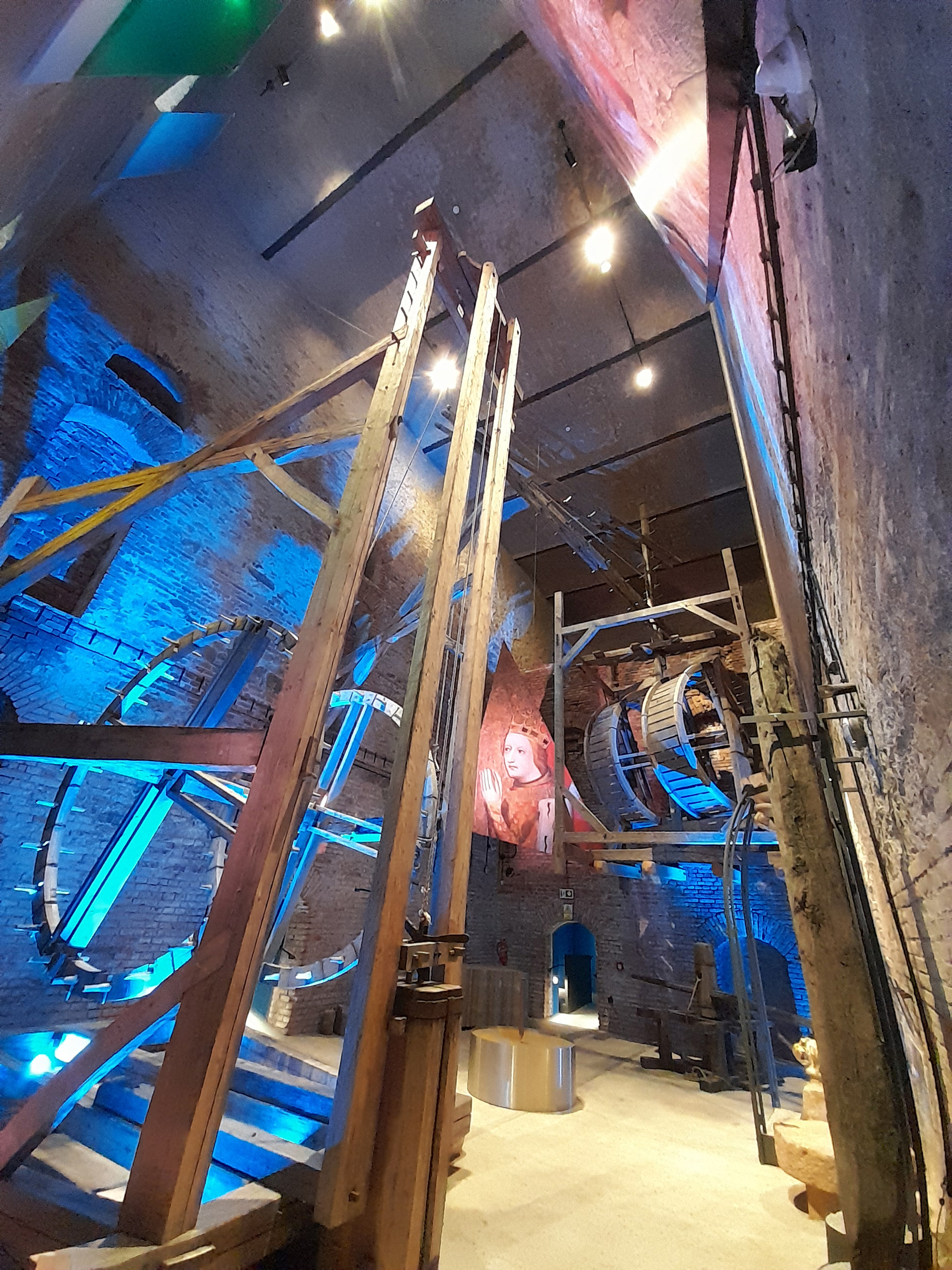 Permanent exhibition of medieval construction machinery