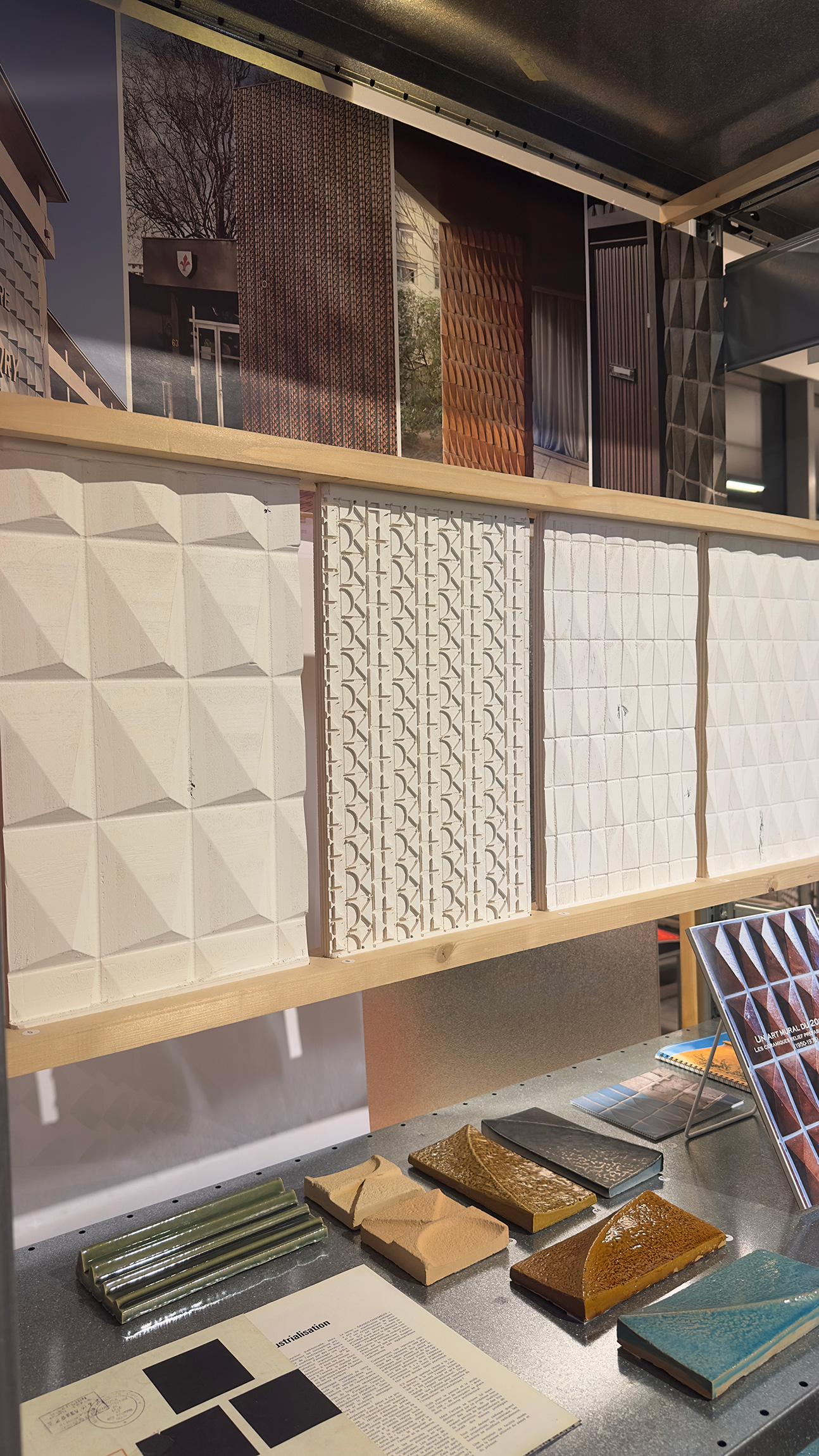 Exposition Matières à Penser, CAUE du Nord, Lille, 2025. Section céramique Gilson