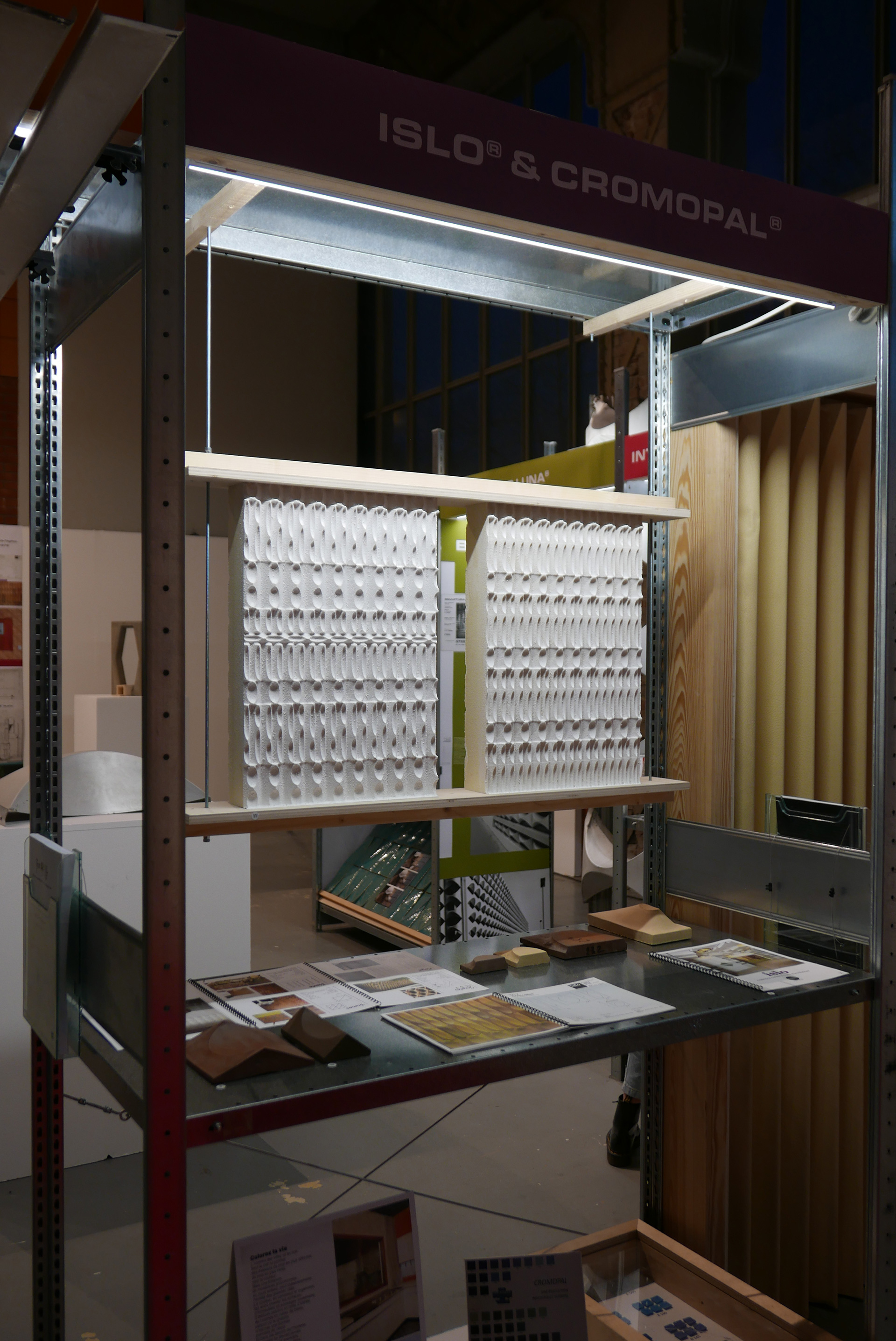 Exposition Matières à Penser, ENSA Paris Val-de-Seine, Paris, 2023. Section céramique ISLO