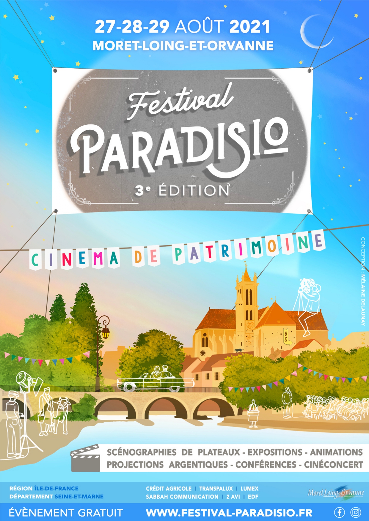 Affiche festival paradisio 2021
