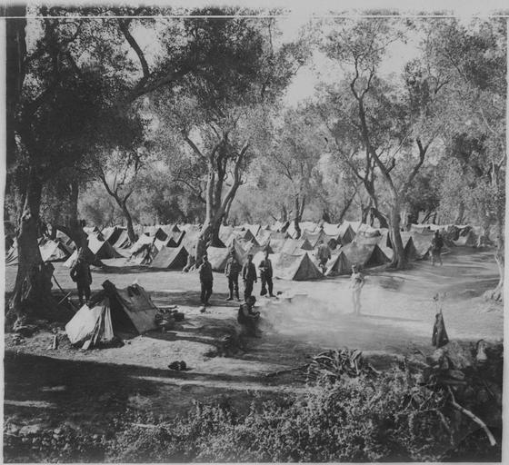Frédéric Gadmer (opérateur H), L'organisation des camps (mars - mai 1916) : camp de Maisonghi. Camp du 14ème régiment de Zimok