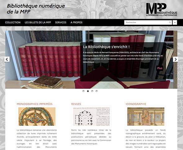 La bibliothèque numérique de la MPP