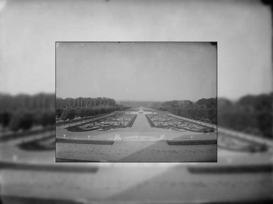 Gustave-William Lemaire, Jardin à la française, château de Champs-sur-Marne, 1900-1920