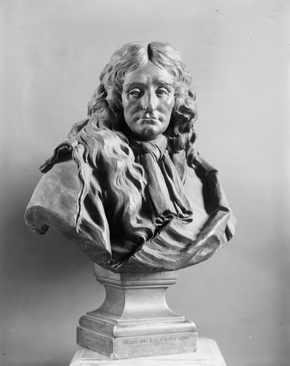 Louis Moreau, Buste de Jean de la Fontaine, Théâtre de la Comédie-Française, s.d.