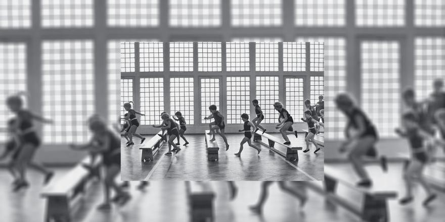 Willy Ronis, École, quartier Köpenick, Berlin-Est (RDA), 1967