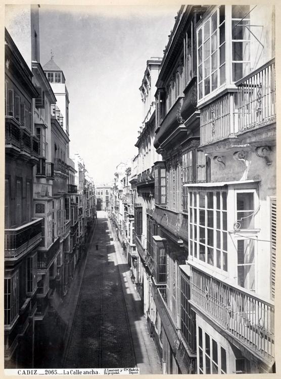 Jean Laurent, La Calle Ancha, Cadix, 1861-1880