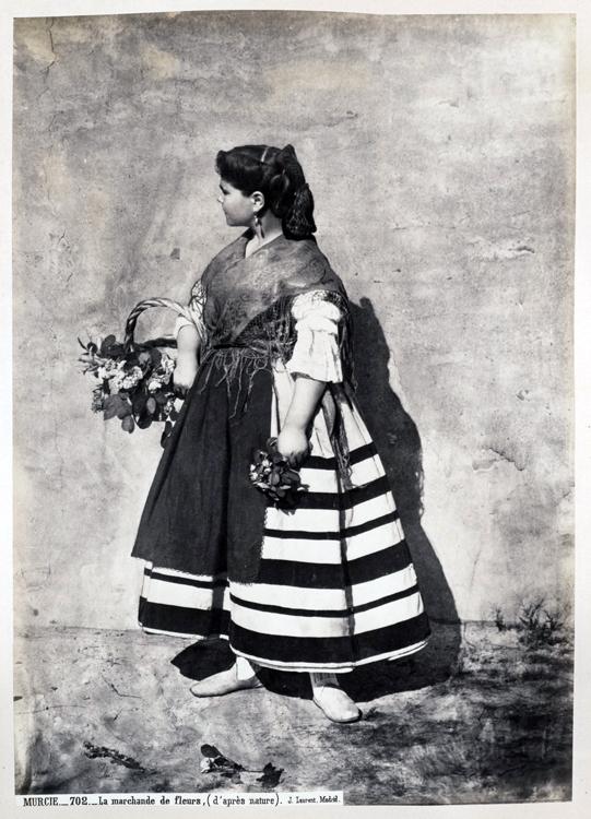 Jean Laurent, Marchande de fleurs, Murcie, 1861-1880