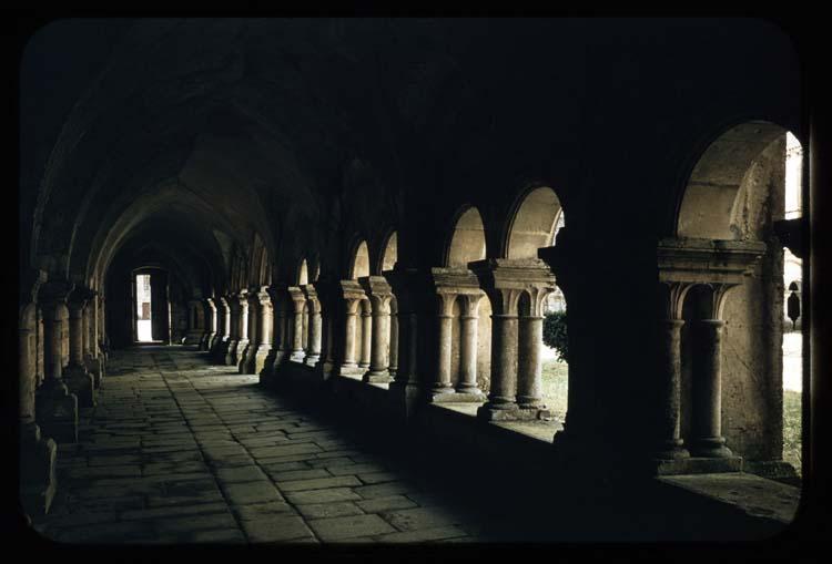 Lucien Viguier, Abbaye de Fontenay : galerie du cloître (Marmagne), 1960-1975 