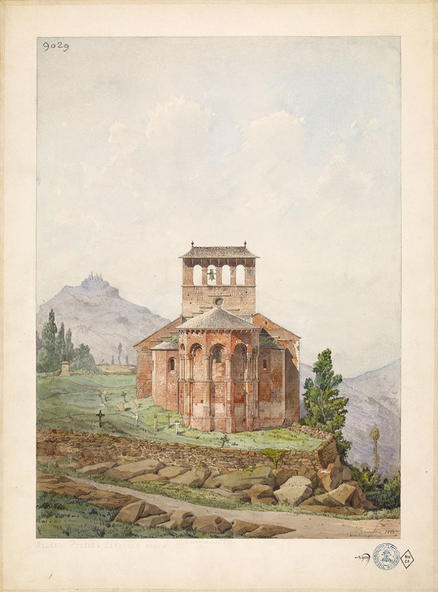 plan de la chapelle Perse