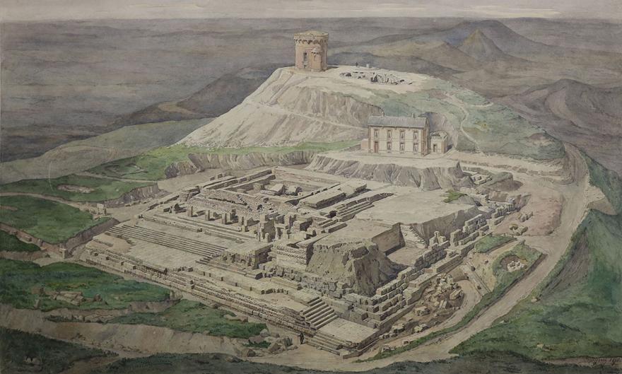 plan des fouilles du puy de dôme 