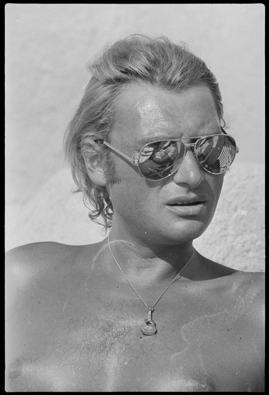 Johnny Hallyday à Saint-Tropez, 1977