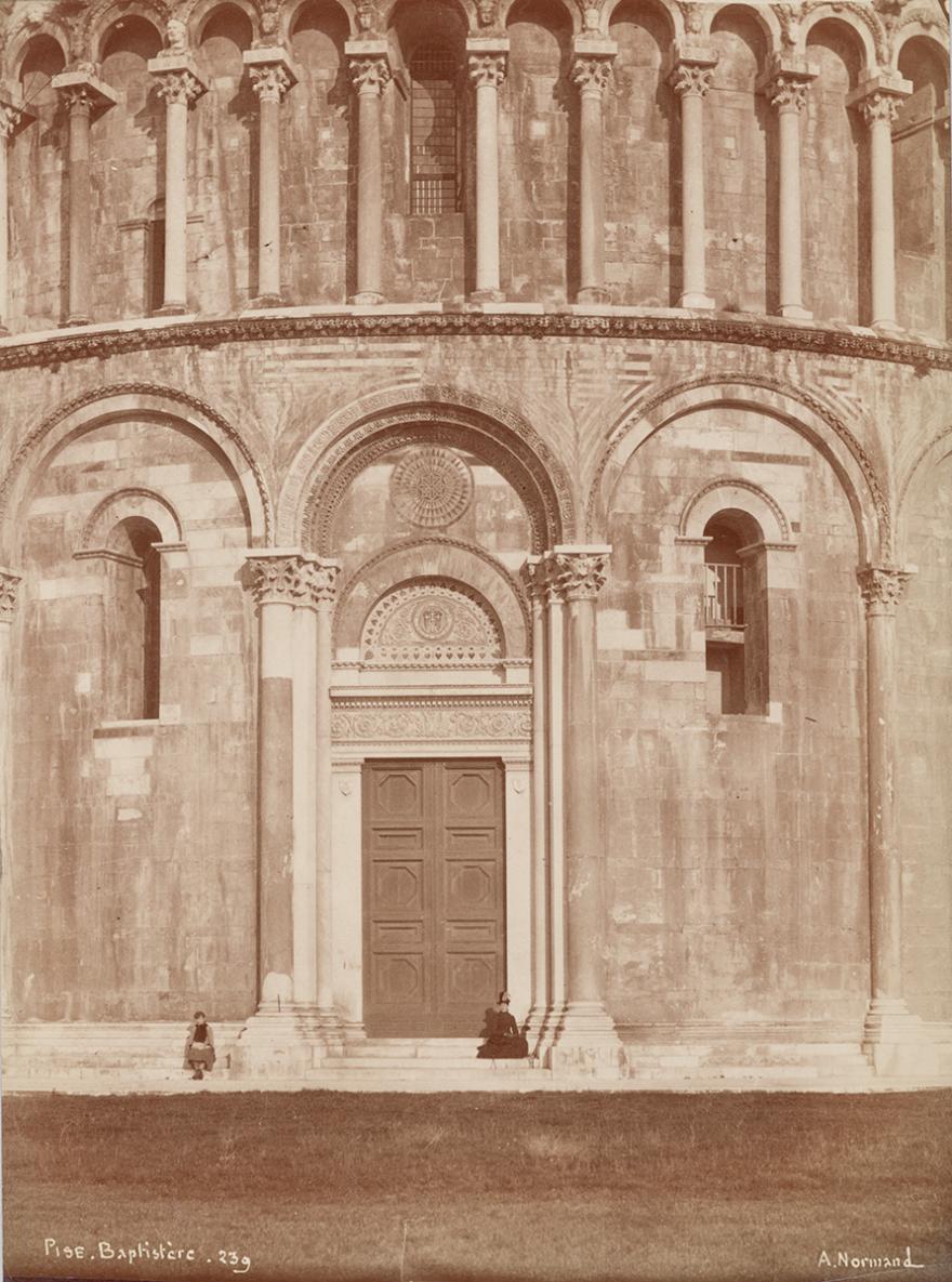 Baptistère, Pise, Italie,1886