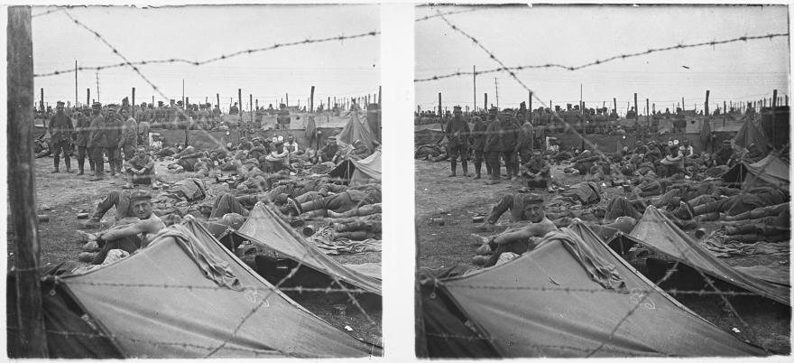 Maurice Warot, Camp de prisonniers allemands à Souilly (Meuse), 1915-1918 © Donation Alain Cavaillé, ministère de la Culture (France), MPP, diff. RMN-GP