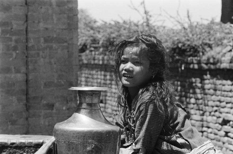 Dany Gander-Gosse, Petite fille, Vallée de Katmandou, 1968