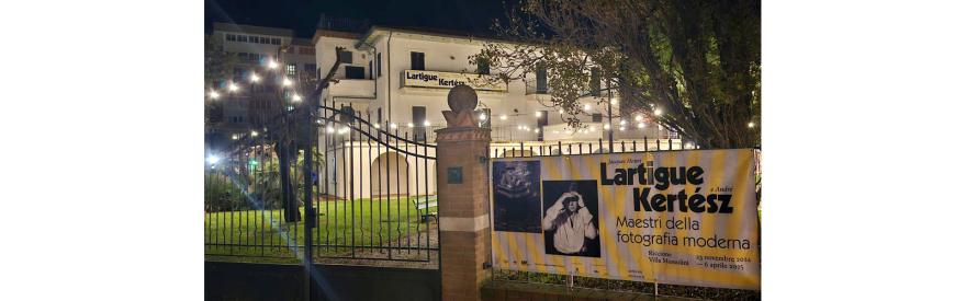 Gilles Désiré dit Gosset, Vernissage de l'exposition Kertész Lartigue à Riccione (Italie), 22 novembre 2024 © DR.