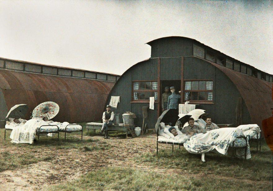 Paul Castelnau, Centre chirurgical, Roesbrugge-Haringe, Belgique, 1917/04/01