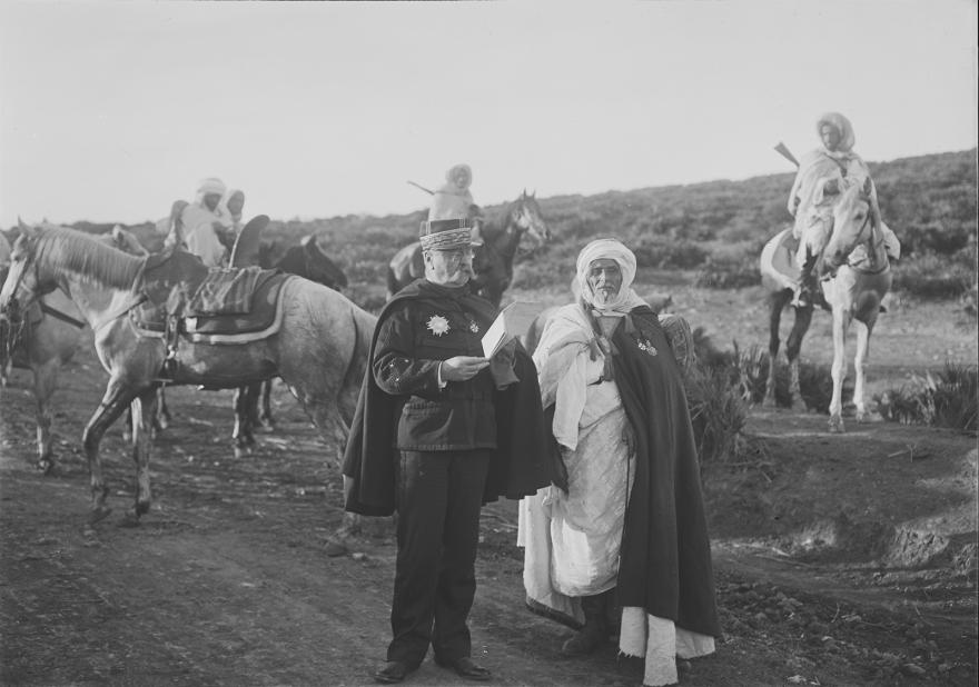 Paul Lancrenon, Le caïd des Achaches, Algérie, 1905