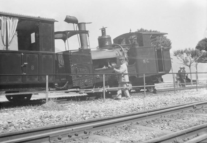 Paul Lancrenon, Locomotive du mont Generoso, Italie, 1900