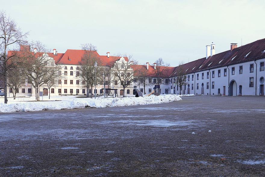 monastery courtyard