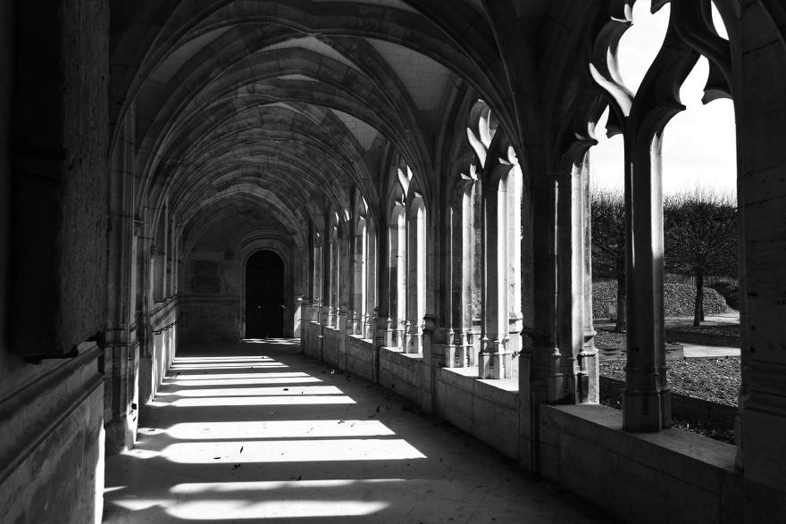 Cloitre de la Cathédrale Notre-Dame d'Evreux (Eure)