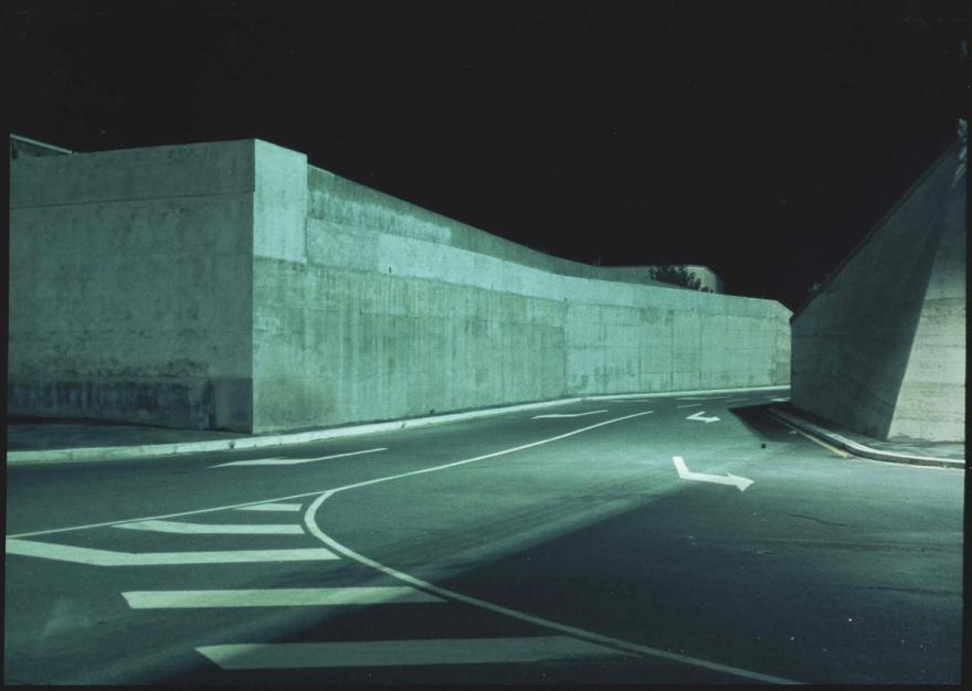 Daniel Boudinet, Route et carrefour, Rome (Italie), 1977.