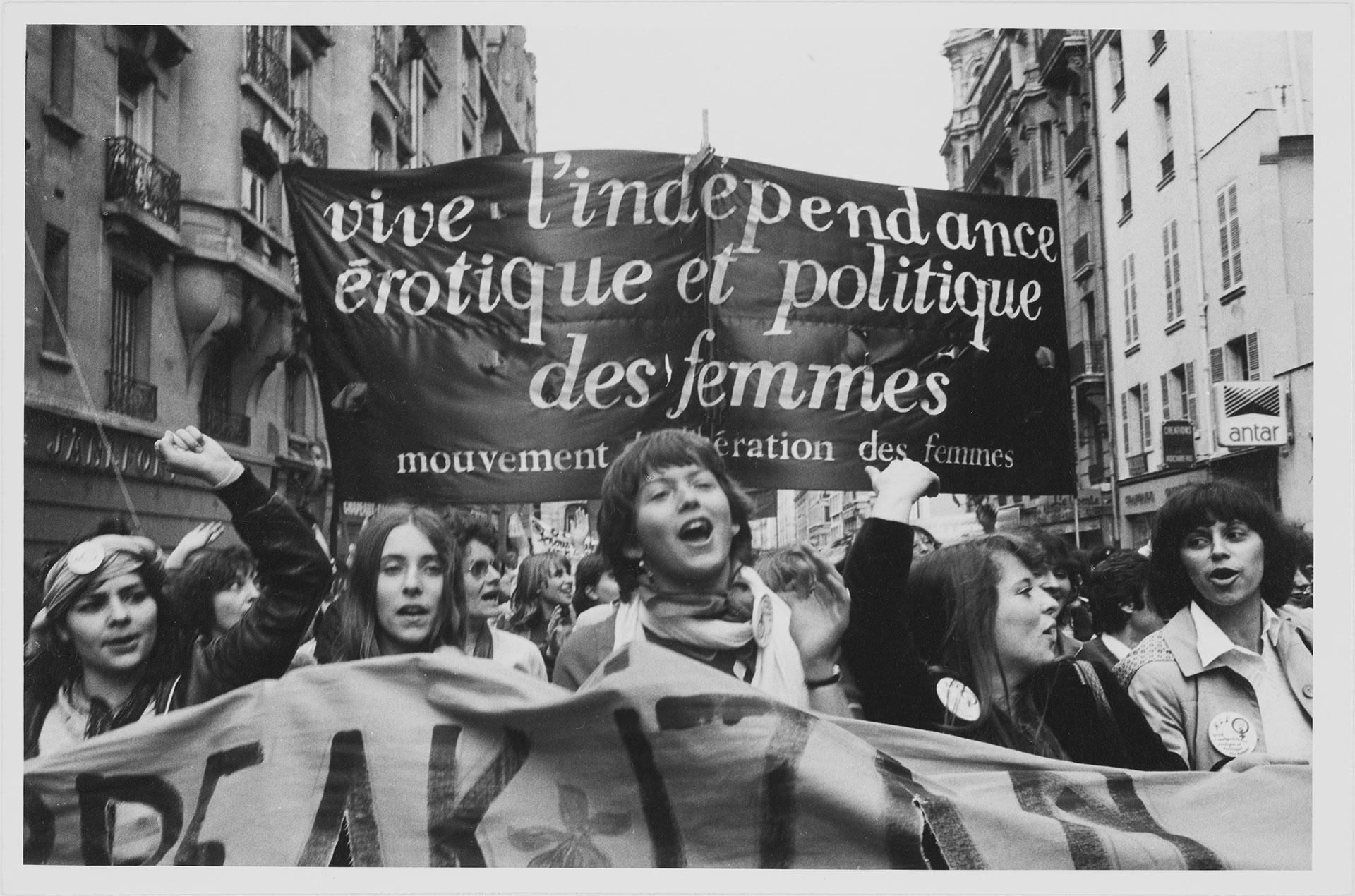 Jean Pottier, Manifestation à Paris, 1980 © Donation Jean et Madeleine Pottier, ministère de la Culture (France), MPP, diff. GrandPalaisRmn Photo.