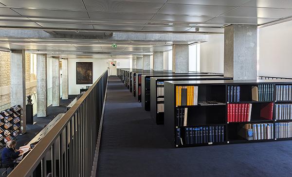 Mezzanine de la salle de lecture de la MPP, Charenton, 2025 © DR