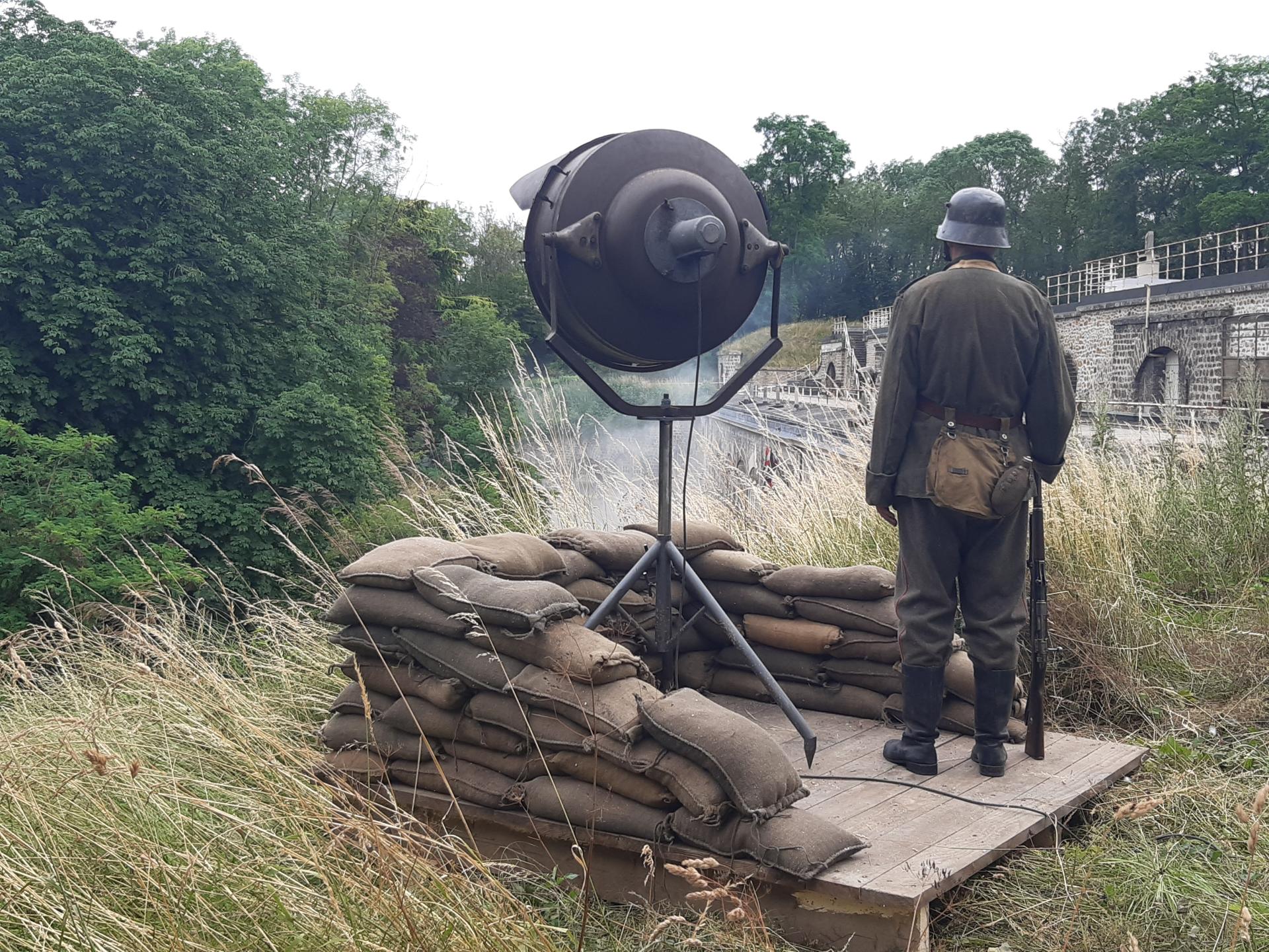 Tournage des Sentinelles au fort de Saint-Cyr